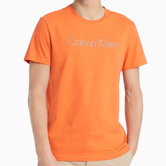 Calvin Klein Other - NWT CALVIN KLEIN MEN'S ORANGE CREW NECK T-SHIRT